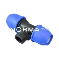 Тройник с наружной резьбой MT 20 x 1/2"